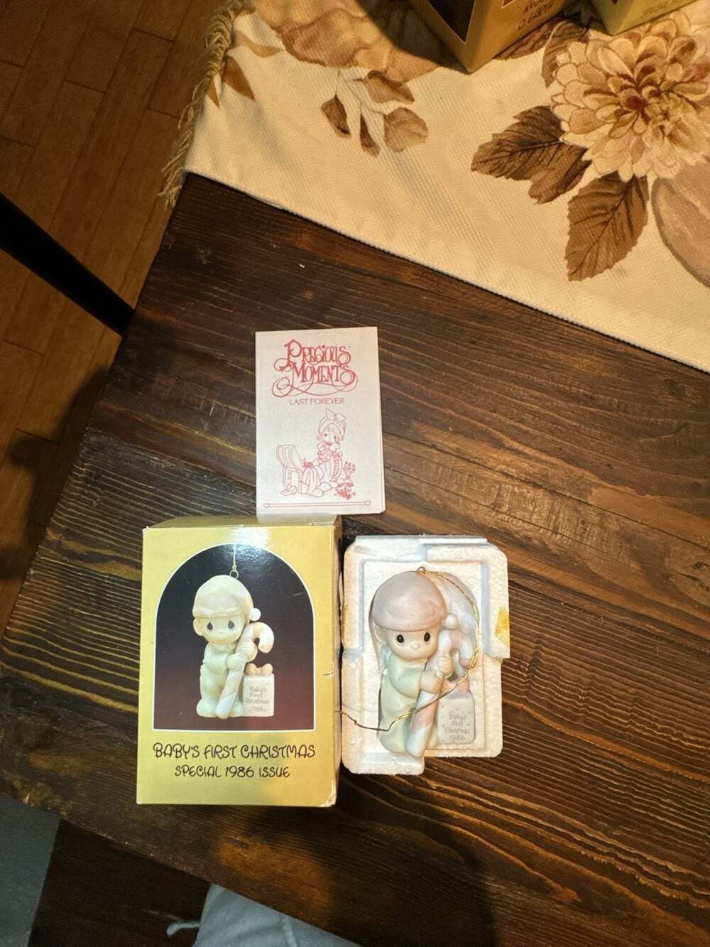 Precious Moments Baby'S First Christmas 1986 Ornament